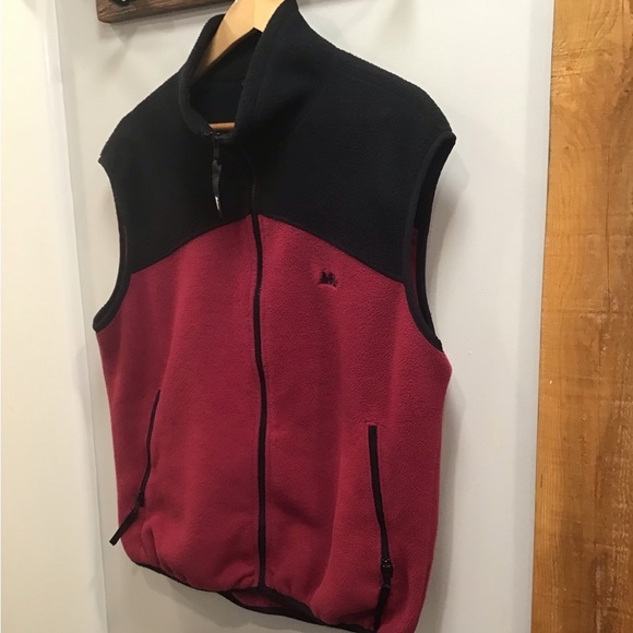 Vintage REI Mens Fleece Vest Size M Zip Up Polartec Retro Mock Neck Outerwearar - Picture 7 of 14